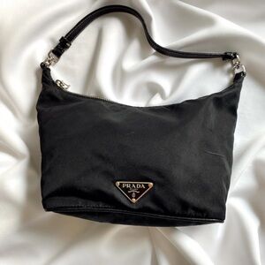 PRADA Tessuto Sirio PochetteShoulder Bag